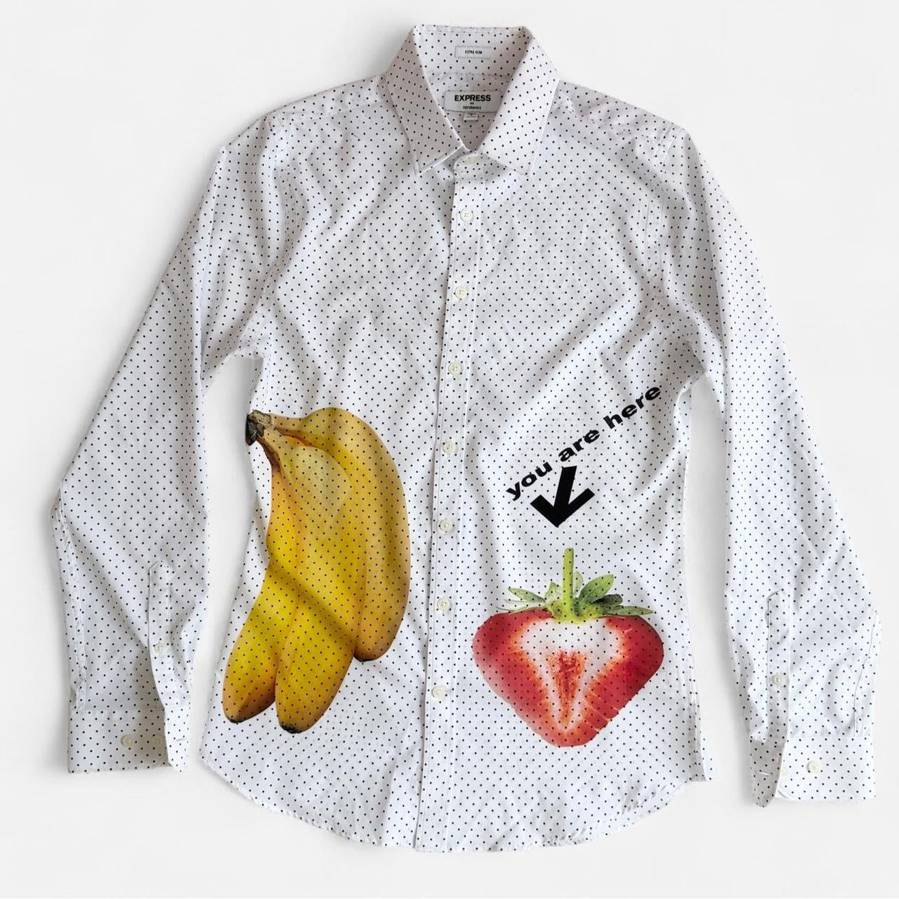 fruit polkadot shirt (men’s xs/s)