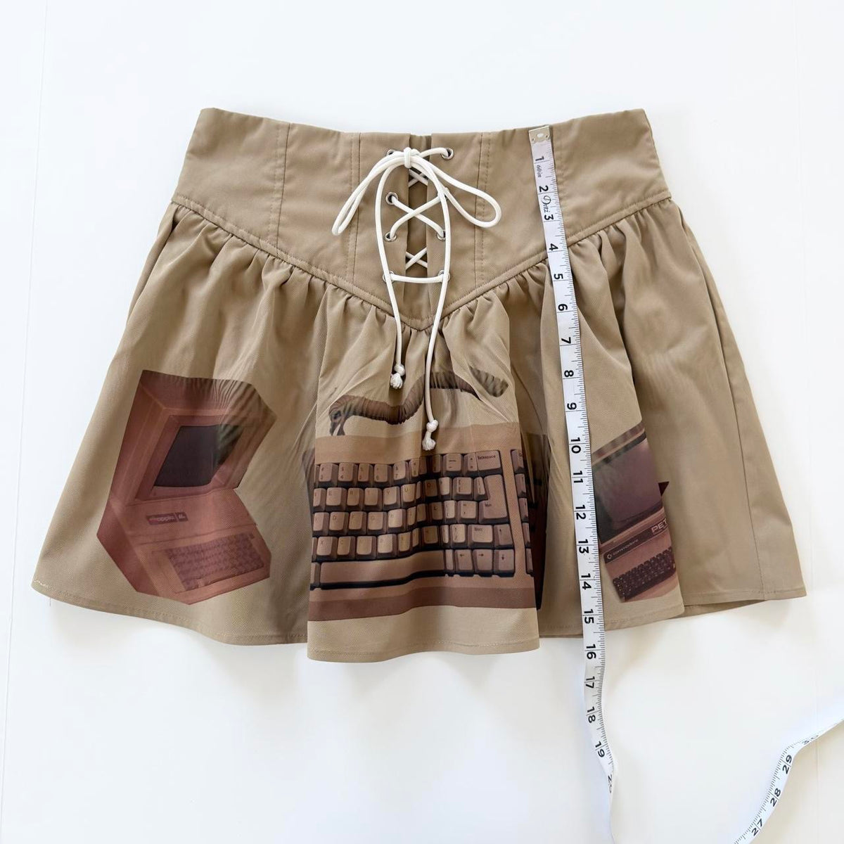 my computer corset mini skirt (m)
