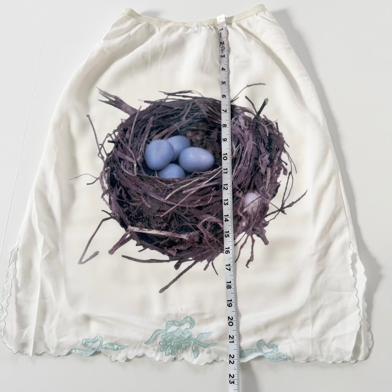 robin’s nest chiffon slip skirt (xs/s)