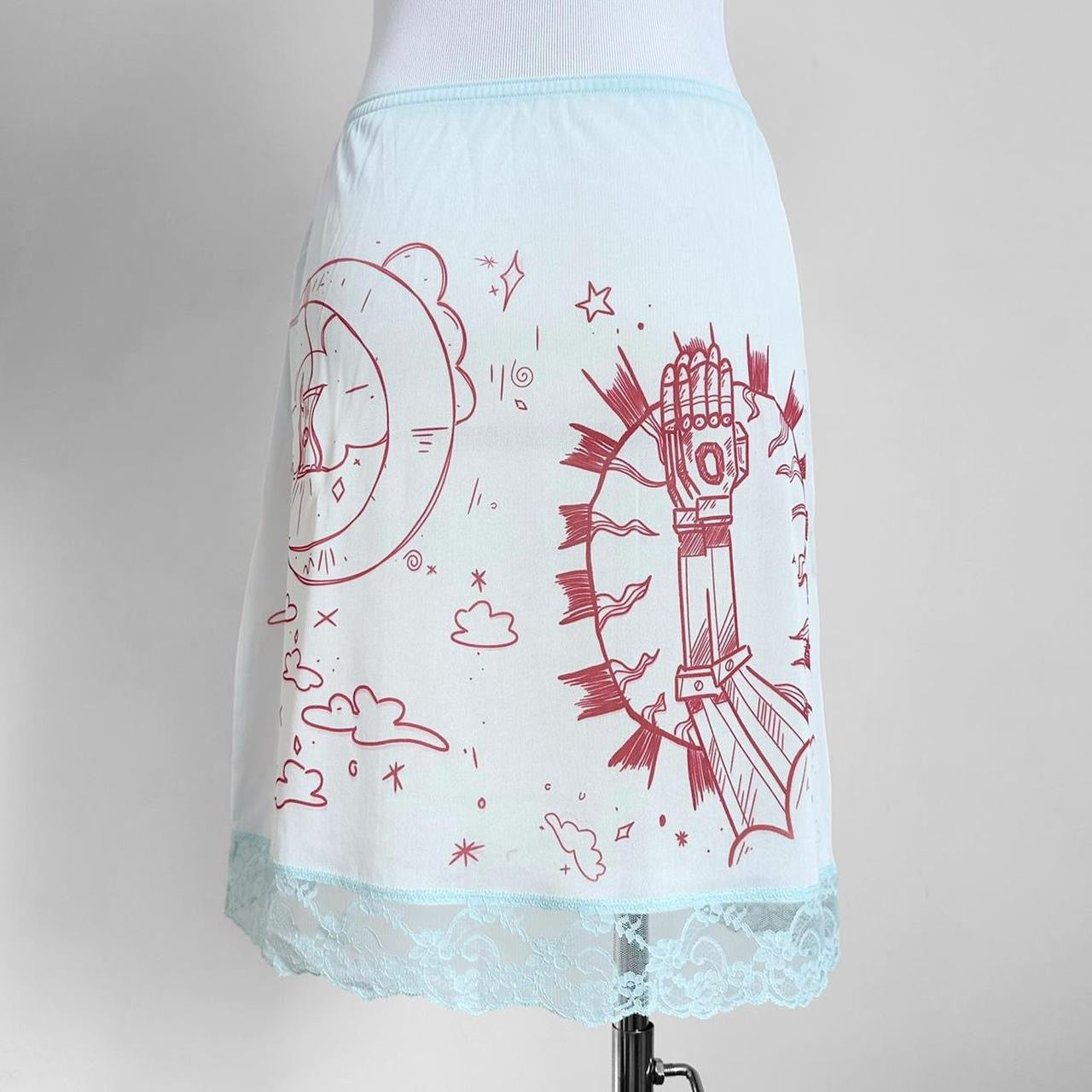 misadventures vintage slip skirt (xs/s)