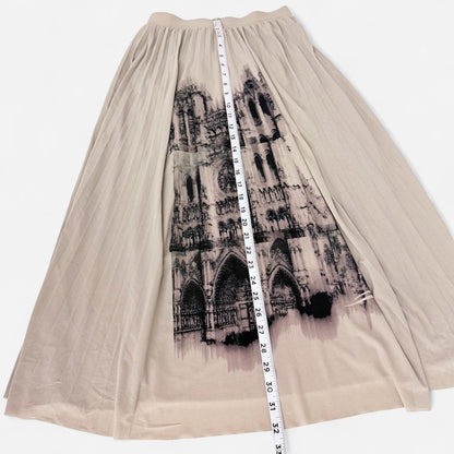 vkei cathedral vintage maxi skirt (s)