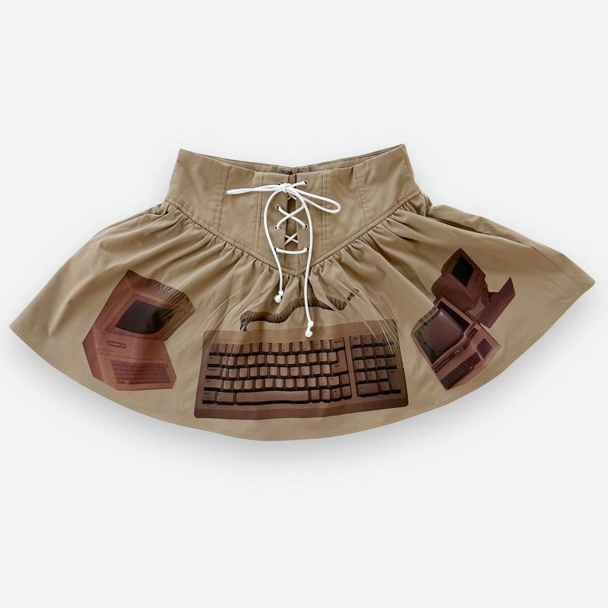 my computer corset mini skirt (m)