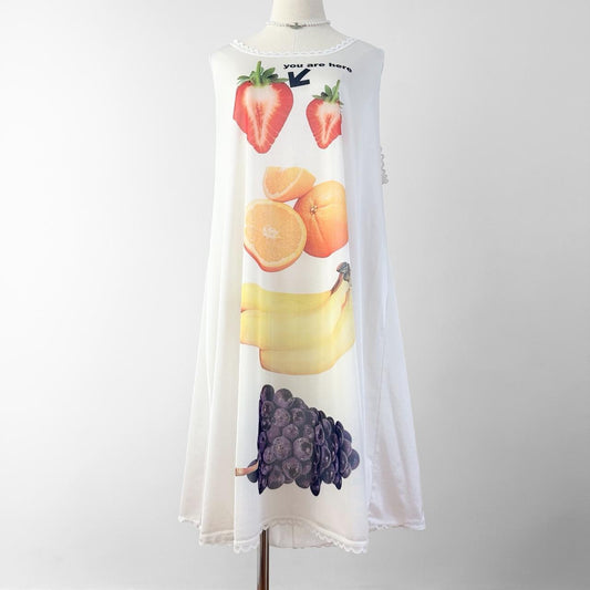 fruits vintage slip dress (xxl)