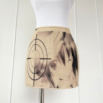 target practice mini skirt (s)