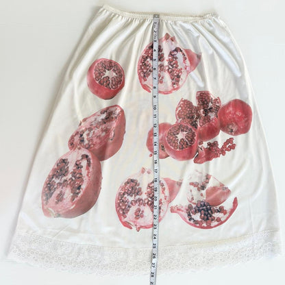 pomegranate vintage slip skirt (l/xl)