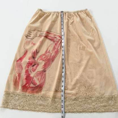 anatomy slip cami and skirt set (large)