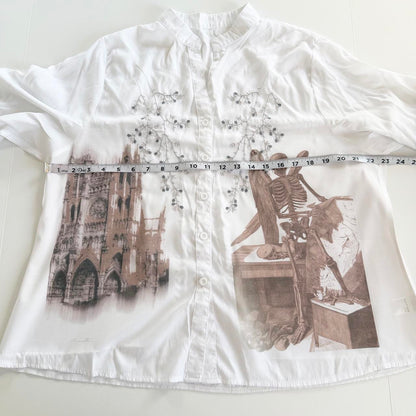 angel core embroidered blouse (xl)