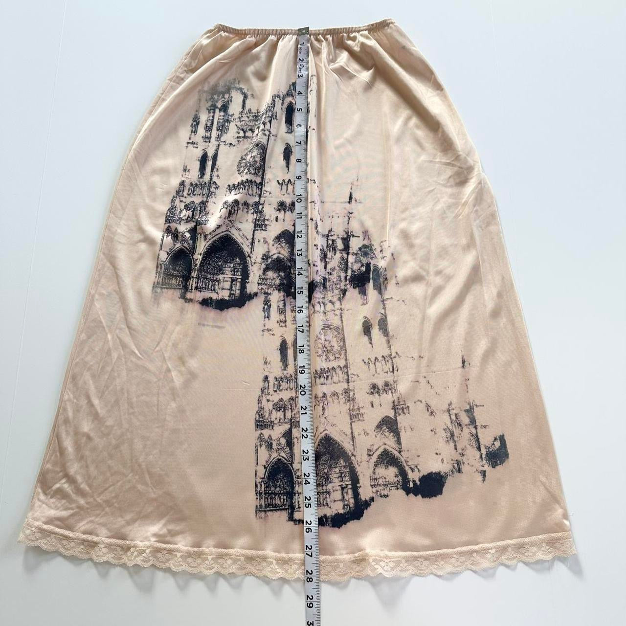 cathedral vintage slip skirt (s/m)
