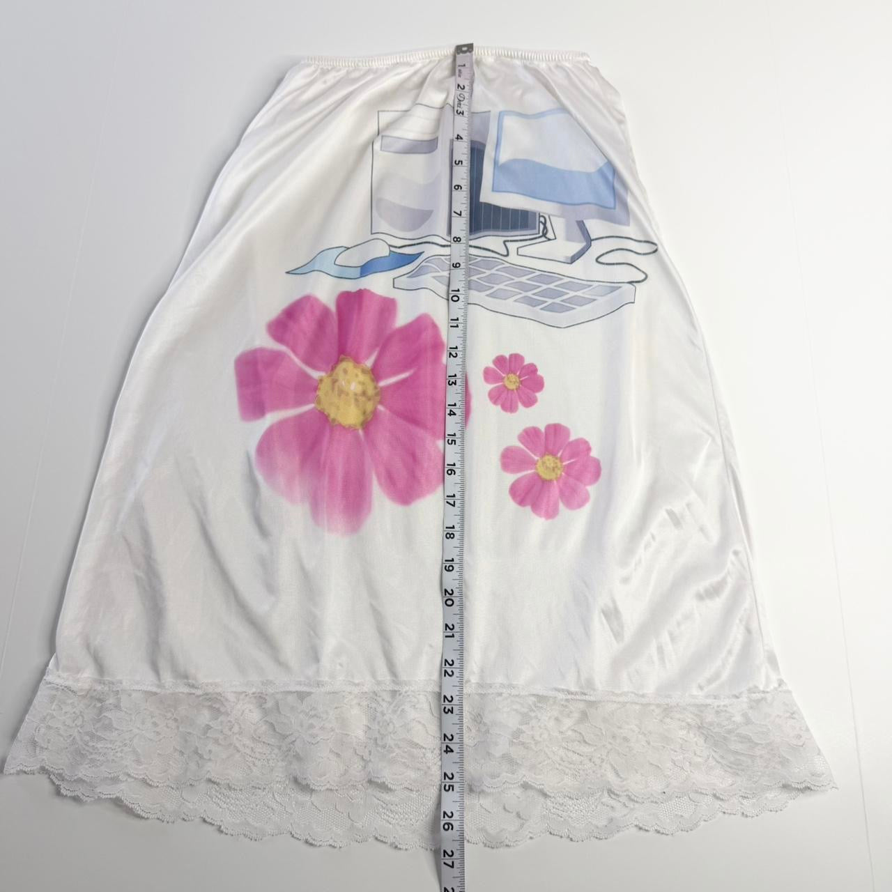 nostalgic clip art vintage slip skirt (m)