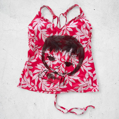 nervous girl tankini (xl)