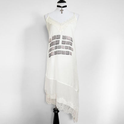god complex asymmetrical dress (m)