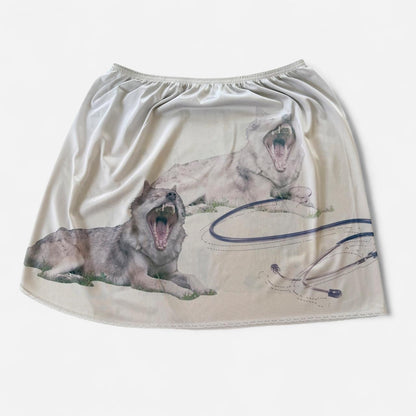 essential items vintage slip skirt (l/xl)