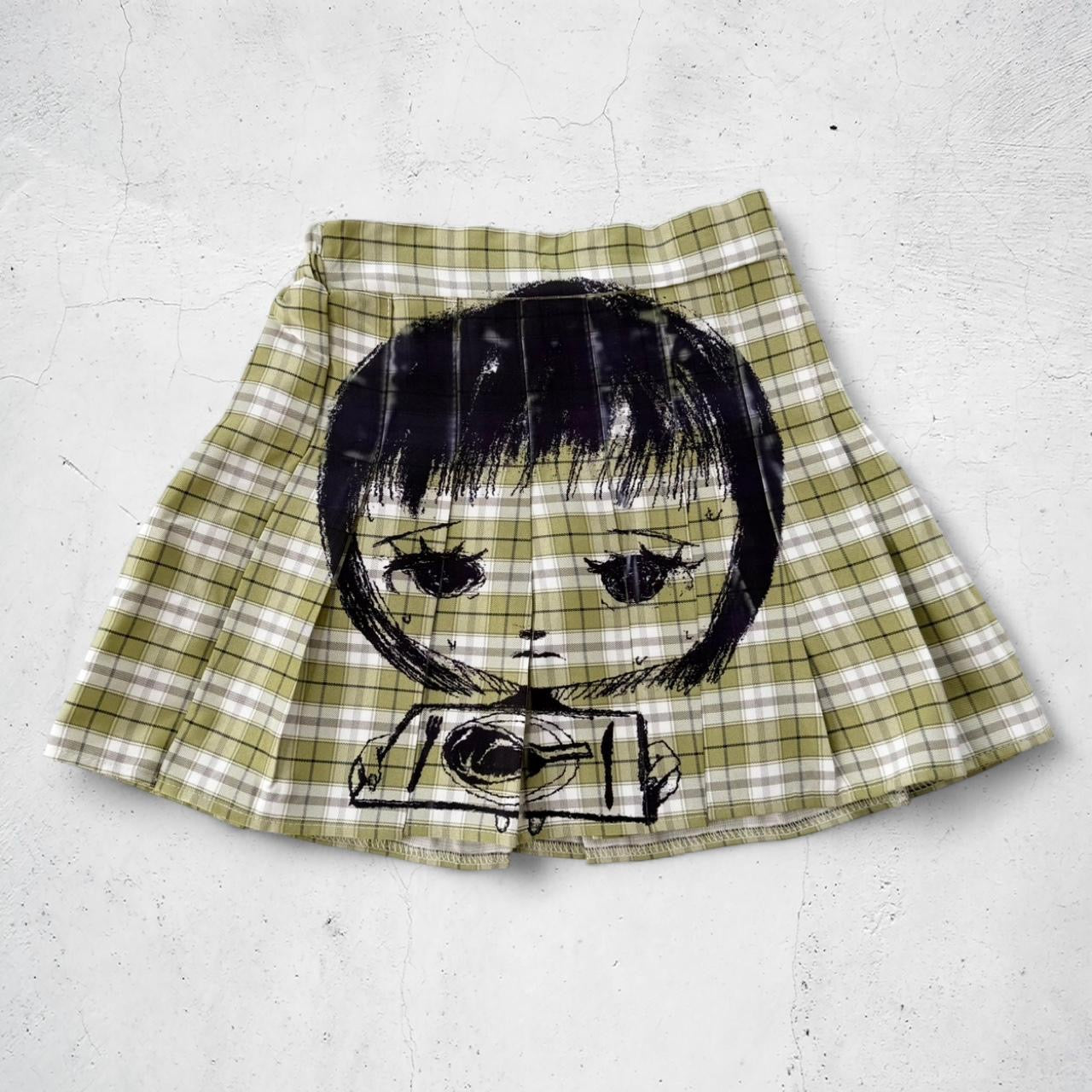 nervous girl pleated skirt (xs)