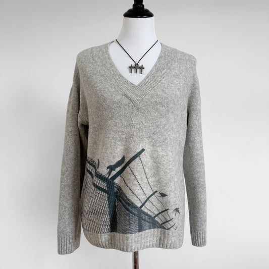 chain fence sweater (m)