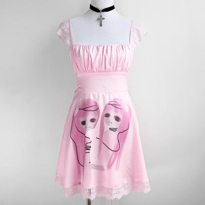 android twins corset mini dress (s)