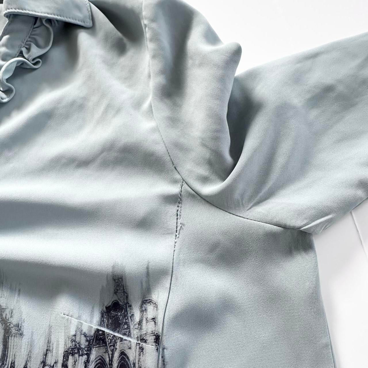 cathedral ruffle blouse (m)