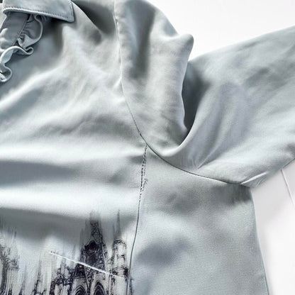 cathedral ruffle blouse (m)