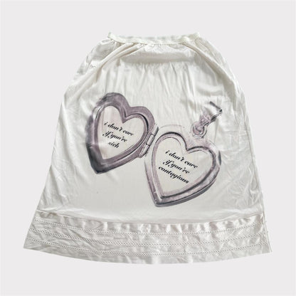 contagious locket vintage slip skirt (s/m)